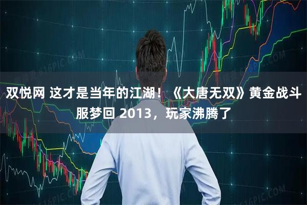 双悦网 这才是当年的江湖！《大唐无双》黄金战斗服梦回 2013，玩家沸腾了