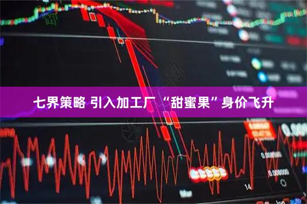 七界策略 引入加工厂 “甜蜜果”身价飞升