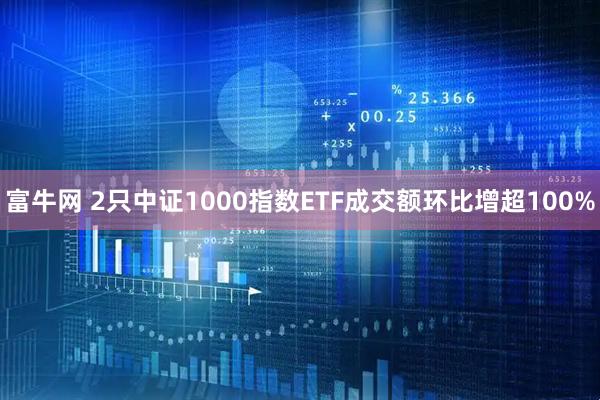 富牛网 2只中证1000指数ETF成交额环比增超100%